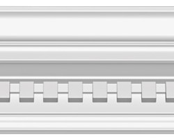 Плинтус потолочный с рисунком DECOMASTER 95002 (83*87*2400мм)